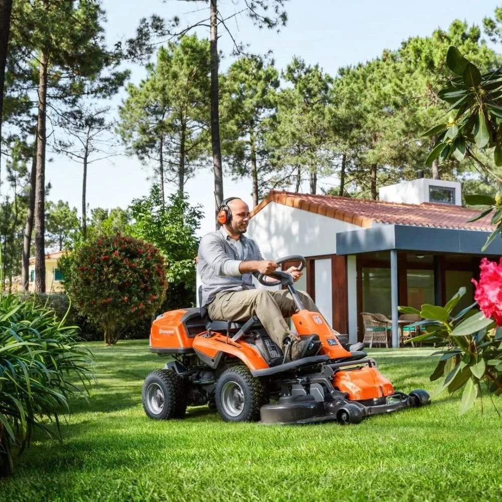 Tracteur à essence Husqvarna Rider R 214C - photo 5