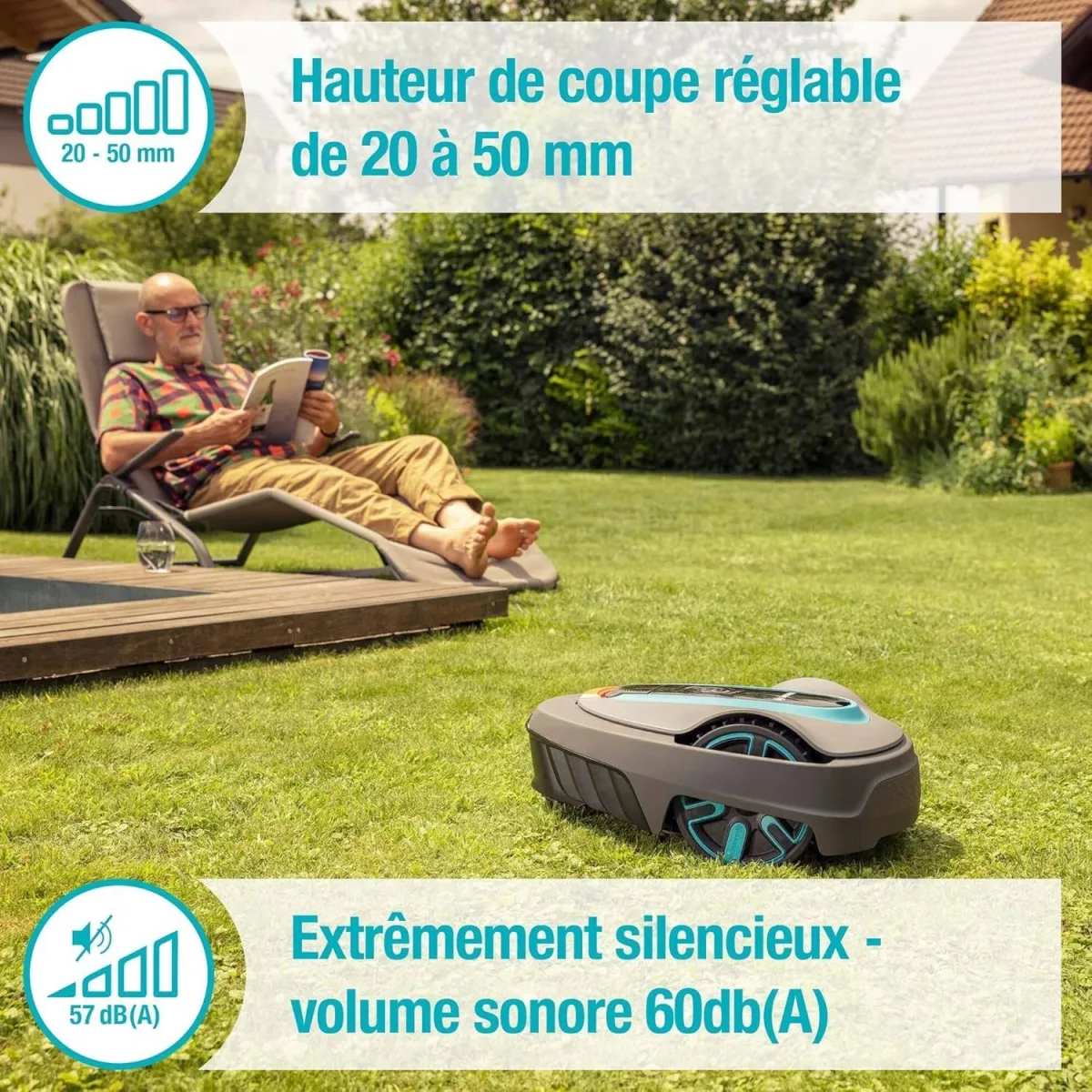 Tondeuse robot Gardena Smart sileno City 500 - photo 6