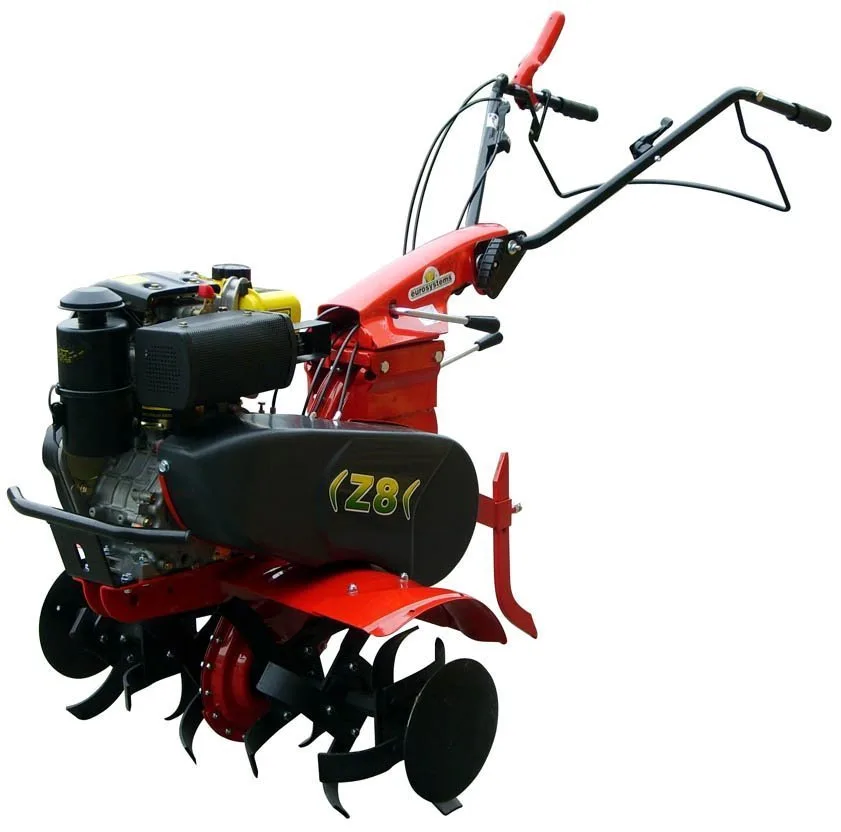 Motobineuse z8 eurosystems avec moteur loncin ohv 6.5 cv et 6 fraises