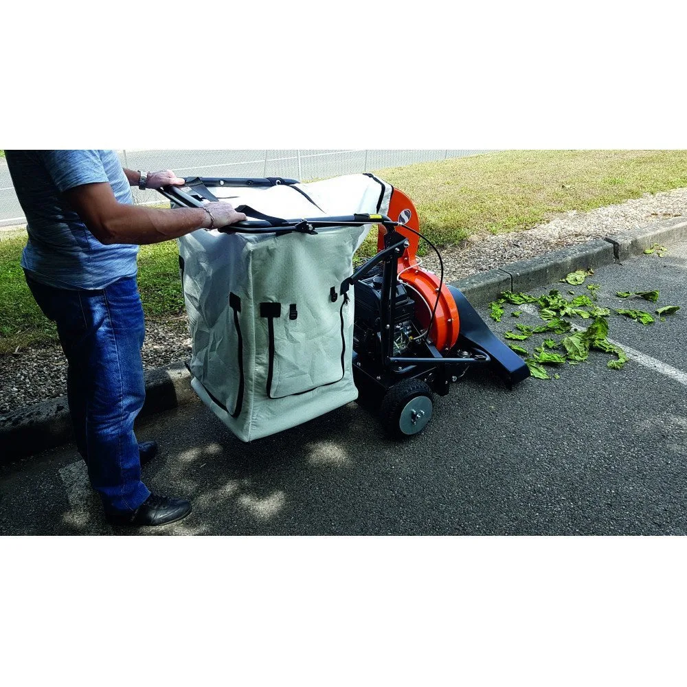 Aspirateur de feuilles autotracté moteur thermique briggs et stratton 6,5 cv morgnieux - photo 3