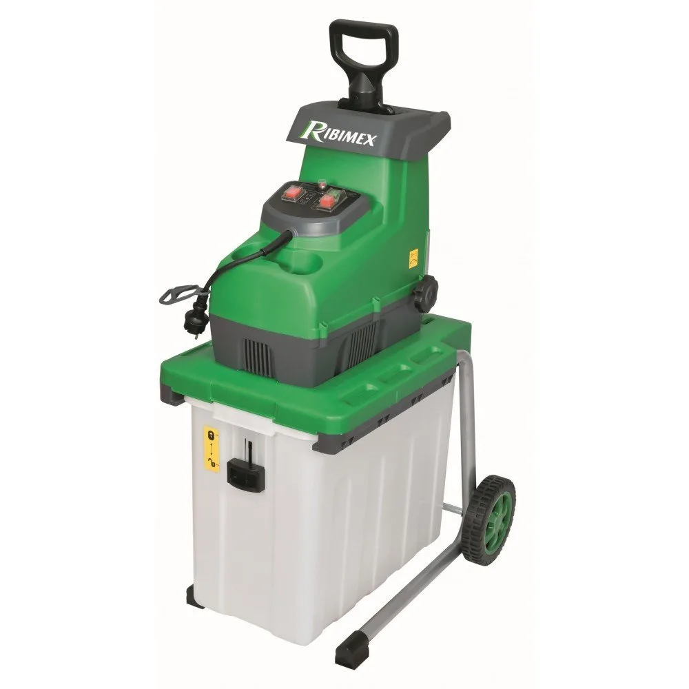 Broyeur de végétaux ribiland prbvb2800 avec moteur électrique silencieux