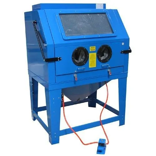 Cabine de sablage 990 litres avec aspiration et grande fenêtre alimentation 230 volt - photo 4