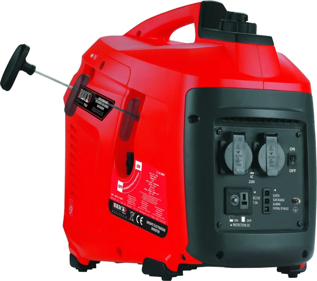 Groupe électrogène inverter 59 decibels 2000 w