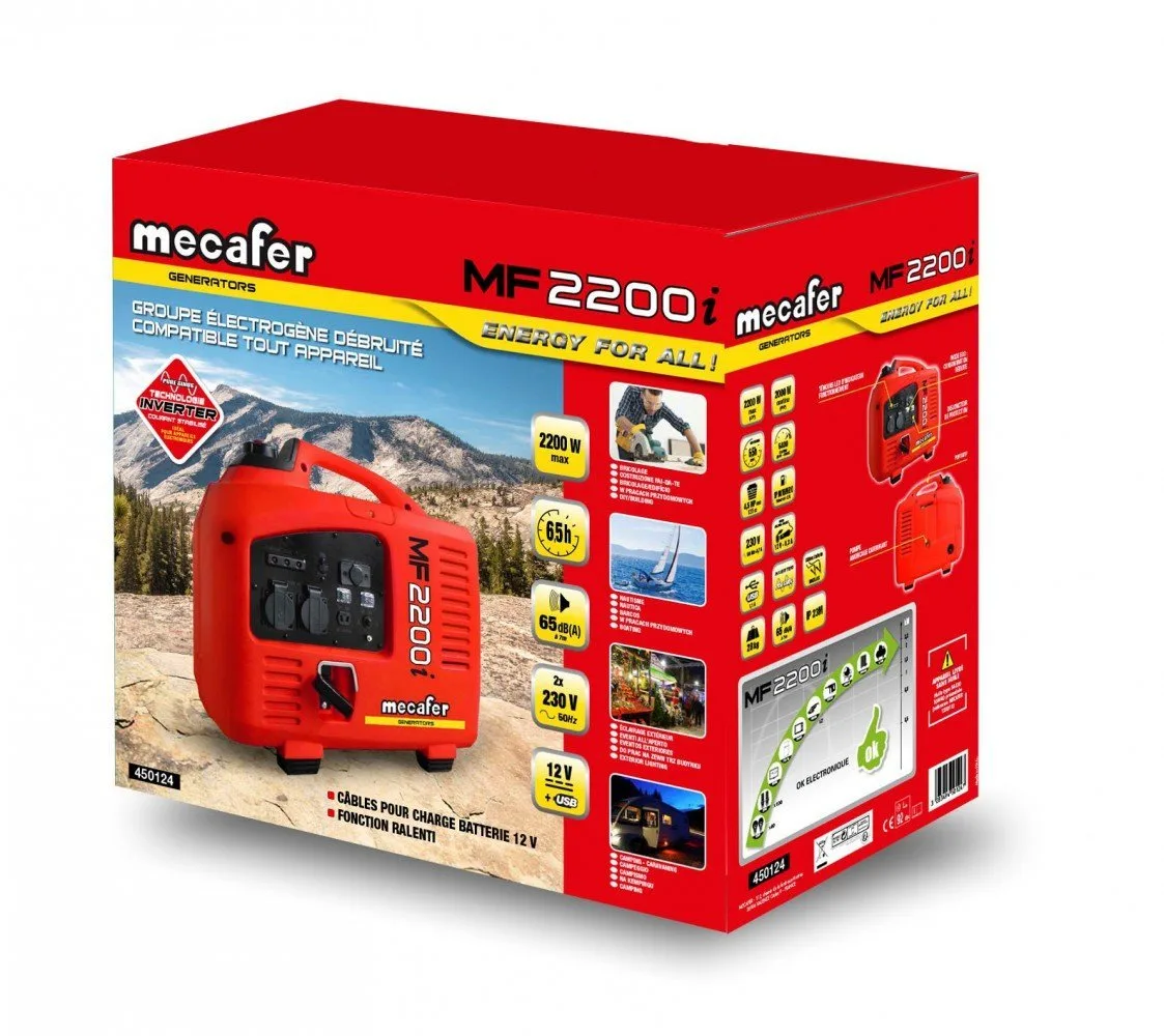 Mecafer inverter portable 2200w - photo 2