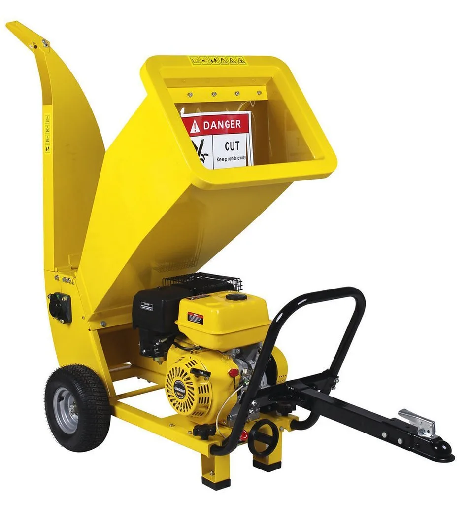 Broyeur de branche professionnel 15 cv avec démarrage électrique
