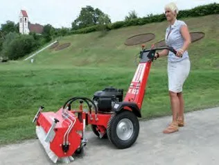 Balayeuse thermique professionnelle, largeur 75 cm, moteur honda 5,5 cv - photo 3