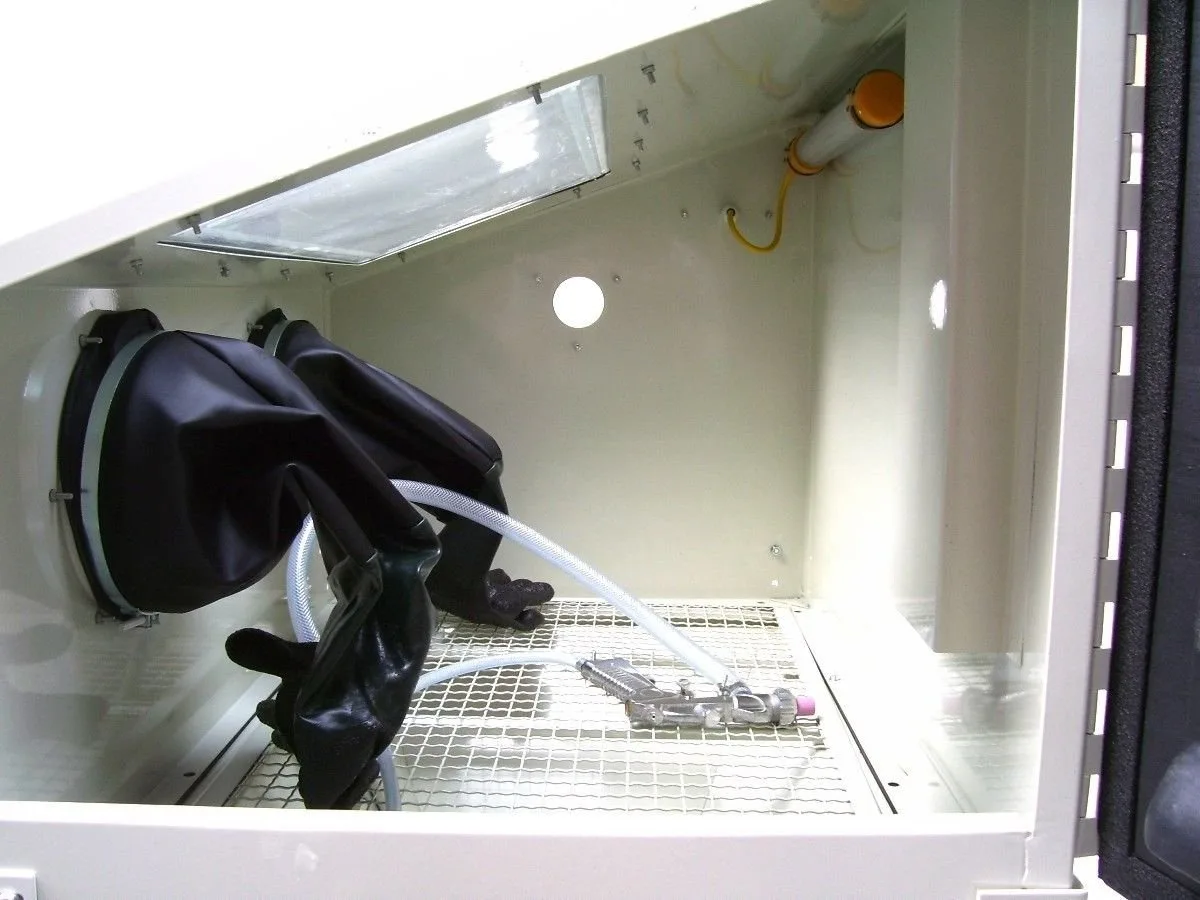 Microbilleuse 220 litres avec cône récupérateur et trappe de vidange - pression maxi 8 bars - photo 2