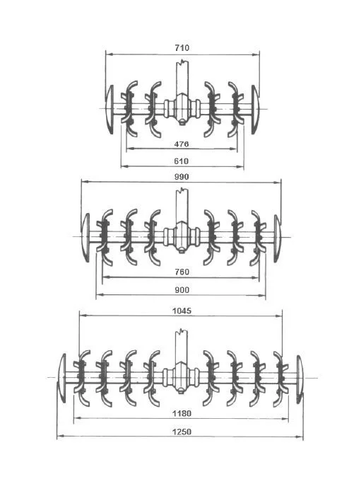 Motobineuse robuste euro102 honda gx160 eurosystems - photo 2
