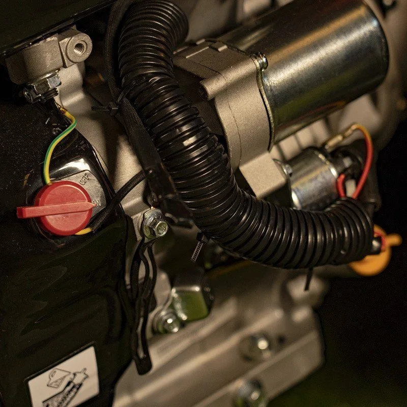 Rotovateur 65cm porte-outils essence 13 cv 420cc avec démarrage électrique - photo 2