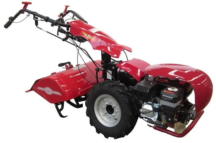 Motoculteur à fraises arrières 9 cv avec prise de force, largeur maxi 660 mm - photo 2