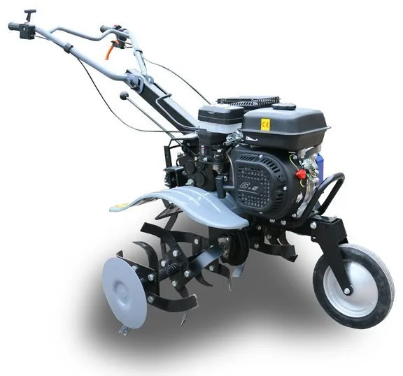 Motoculteur hyundai 6.5cv largeur 1 mètres avec charrue butoir, 6 fraises, roues - photo 5