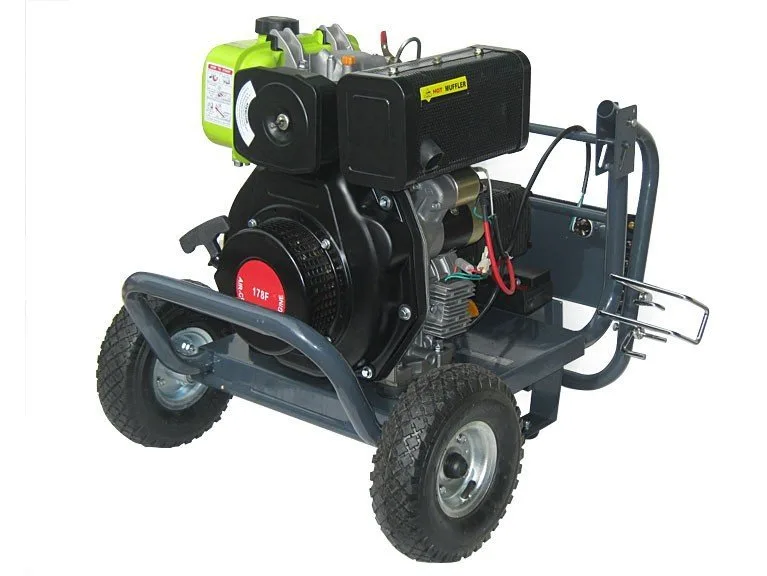 Nettoyeur haute pression diesel 205 bars avec démarrage électrique - photo 3