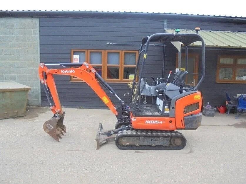 Kubota KX015-4, (2018), 1394 heures, 1.5T + 3 Godets - occasion