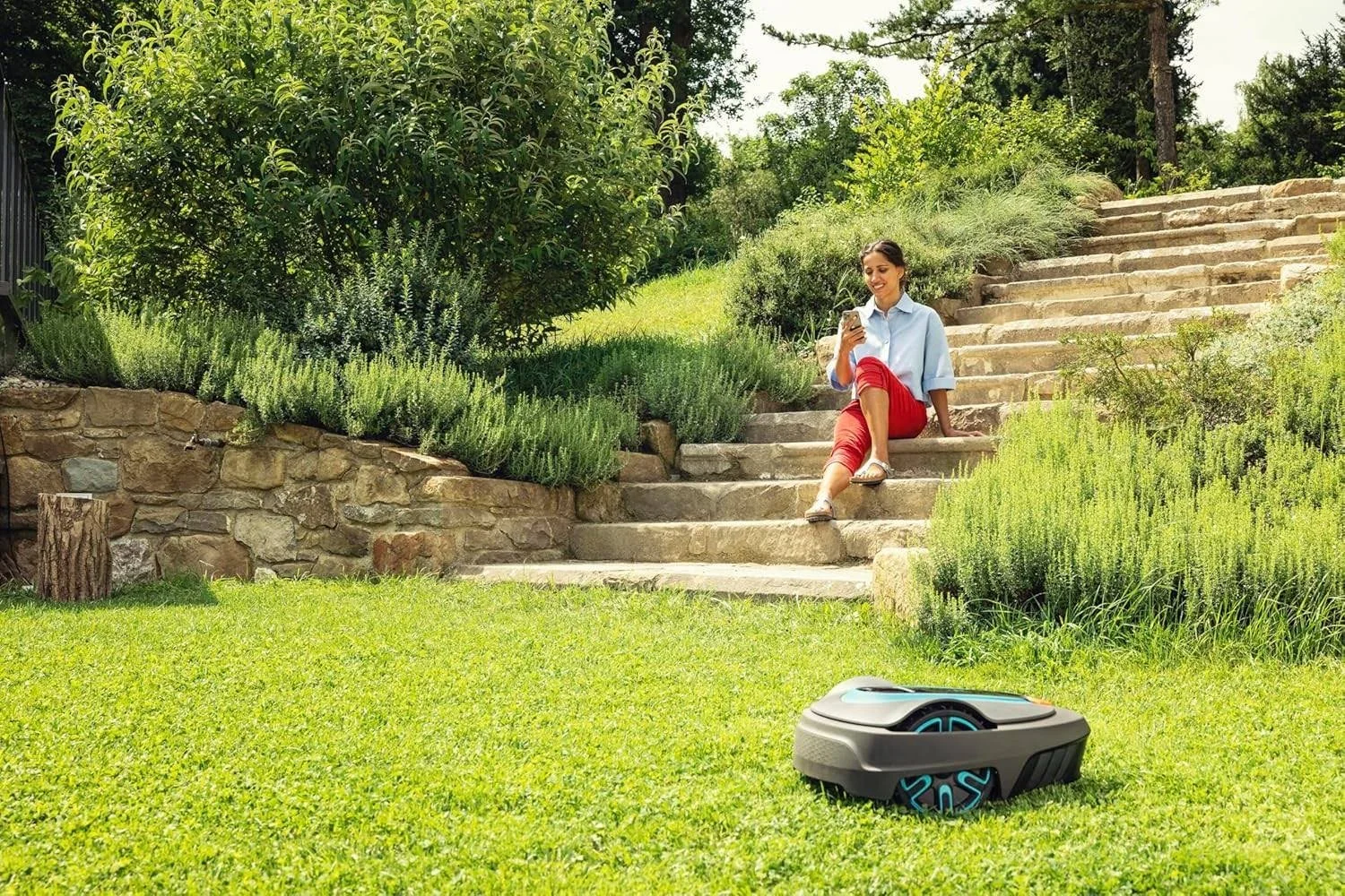 Tondeuse robot Gardena smart Sileno city 400 - 19605-60 - photo 3