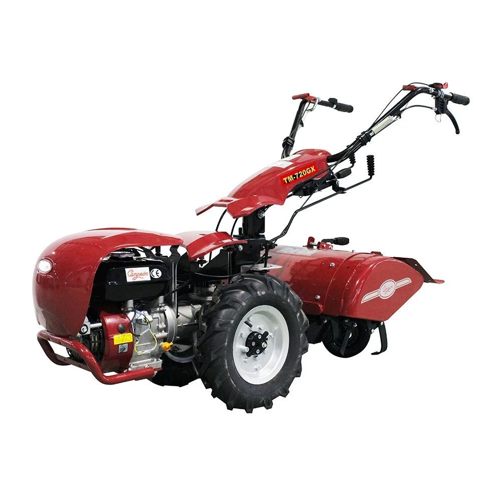Motoculteur à fraises arrières 9 cv avec prise de force, largeur maxi 660 mm