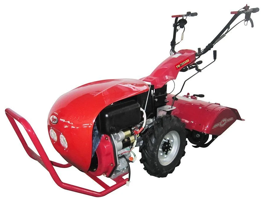 Rotovator diesel 296cc avec prise de force largeur de travail maxi 66 mm