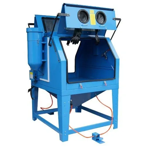 Cabine de sablage pro 1200 litres 230 volt 2 postes de travail