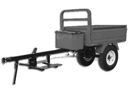 Remorque 500kg pour porte outils bulldog