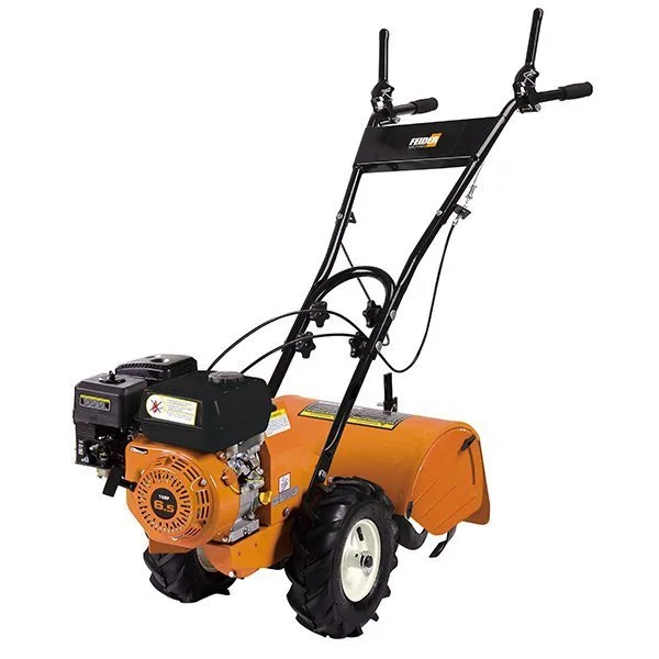 Motobineuse rotovator à fraises arrières largeur 48cm puissance 6.5cv 212cc feider frtf220 avec protège moteur à l'avant - photo 2