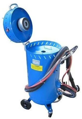 Sableuse mobile complète 106 litres avec aspirateur, 1200 w, permet de recycler le sable - photo 2