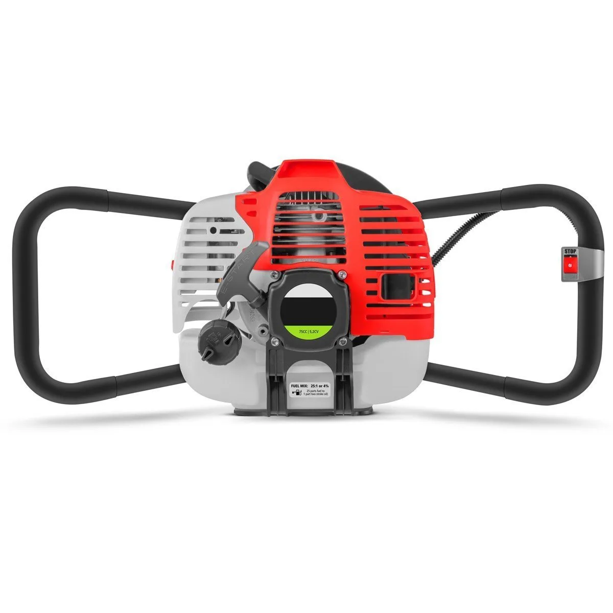 Vis à moteur pour trouer la terre 75cc avec 3 mèches 90/150/200 mm et prolongateur - photo 6