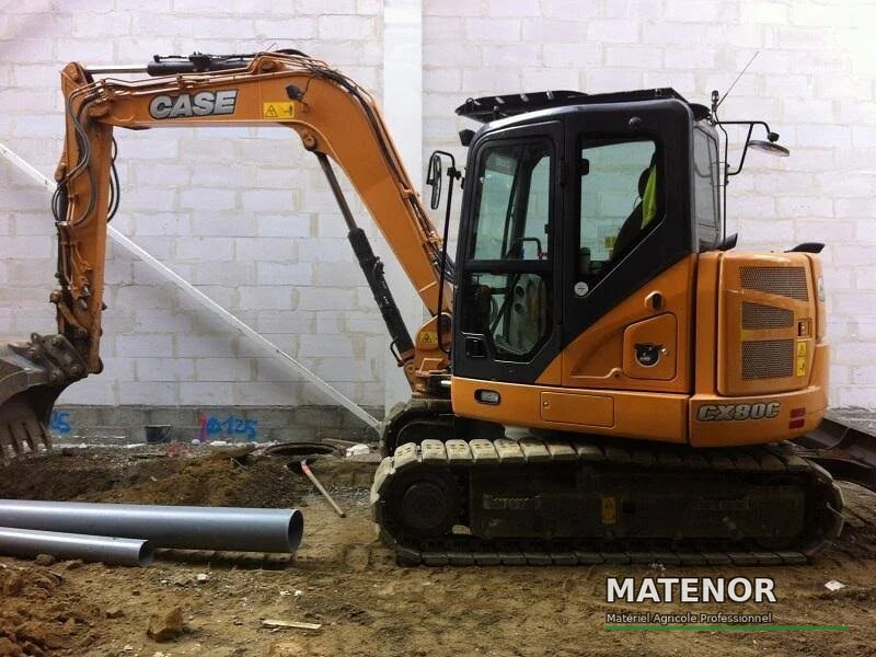 Case CX80C, (2013), 1709 heures, 8.3T - occasion