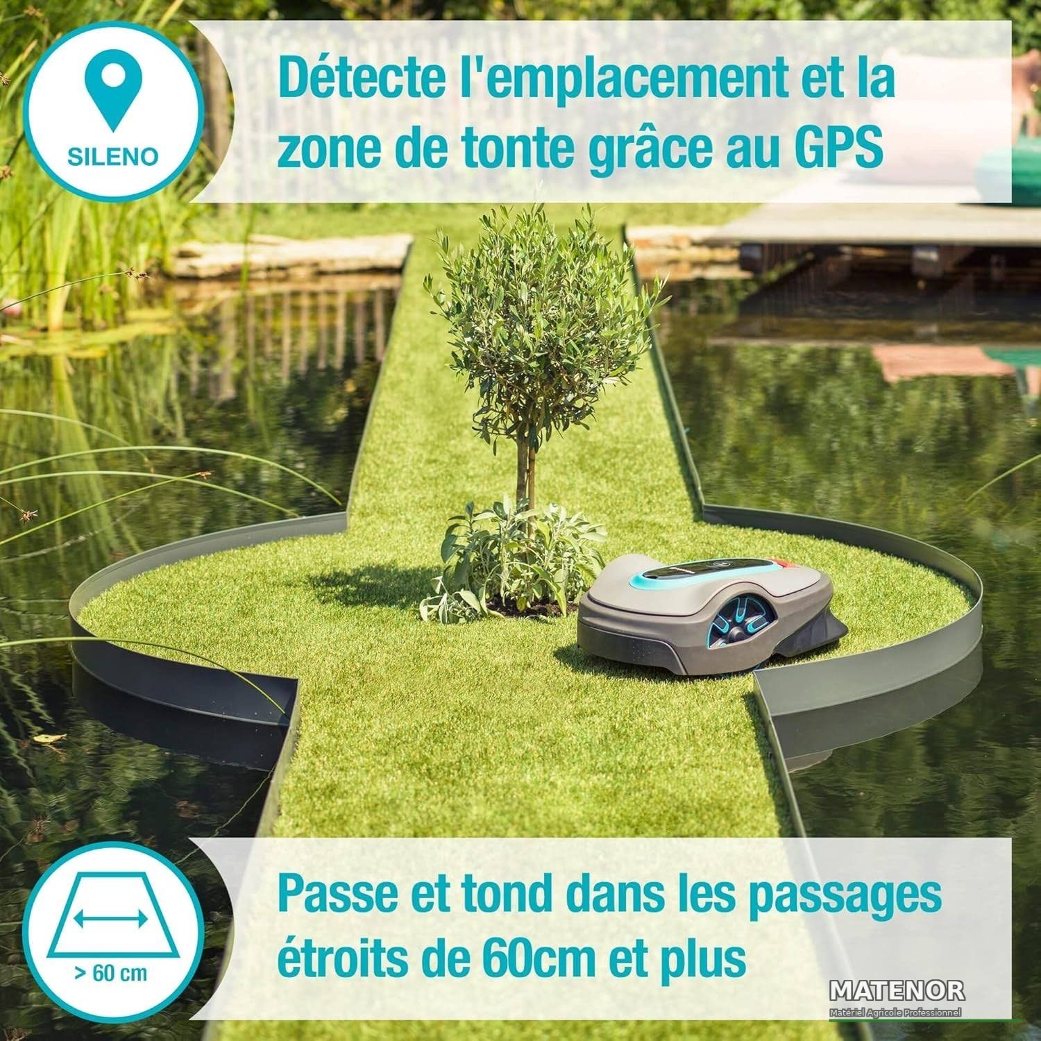 Tondeuse robot Gardena Smart sileno City 500 - photo 2