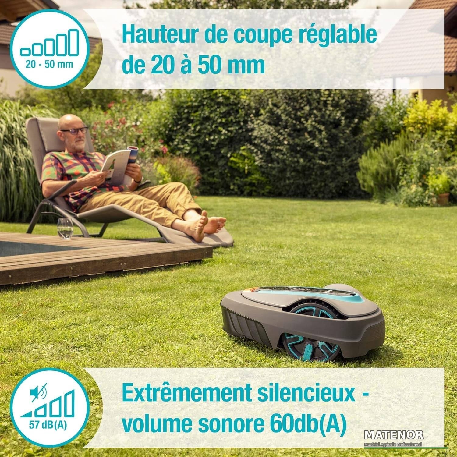 Tondeuse robot Gardena Smart sileno City 500 - photo 4