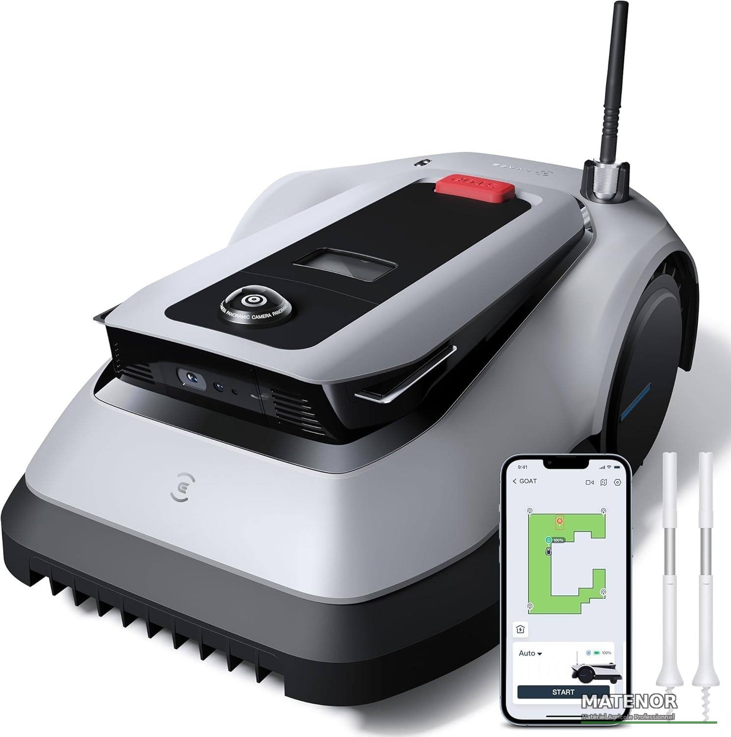 Tondeuse robot Ecovacs Goat G1-800G gris - MPB12