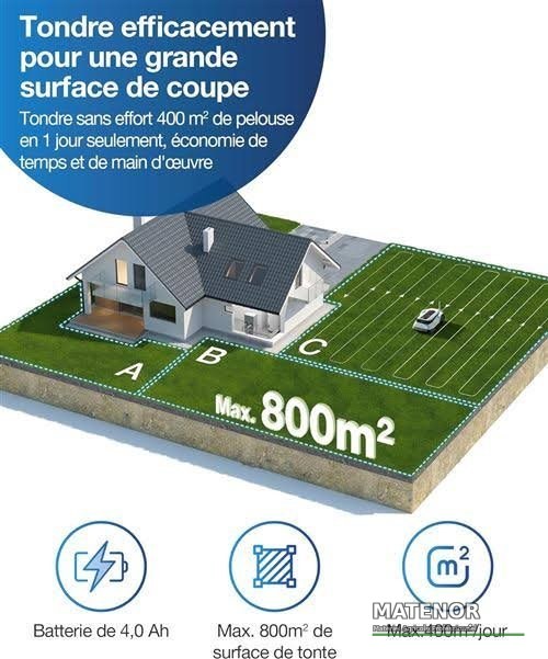 Tondeuse robot Ecovacs Goat G1-800G gris - MPB12 - photo 4
