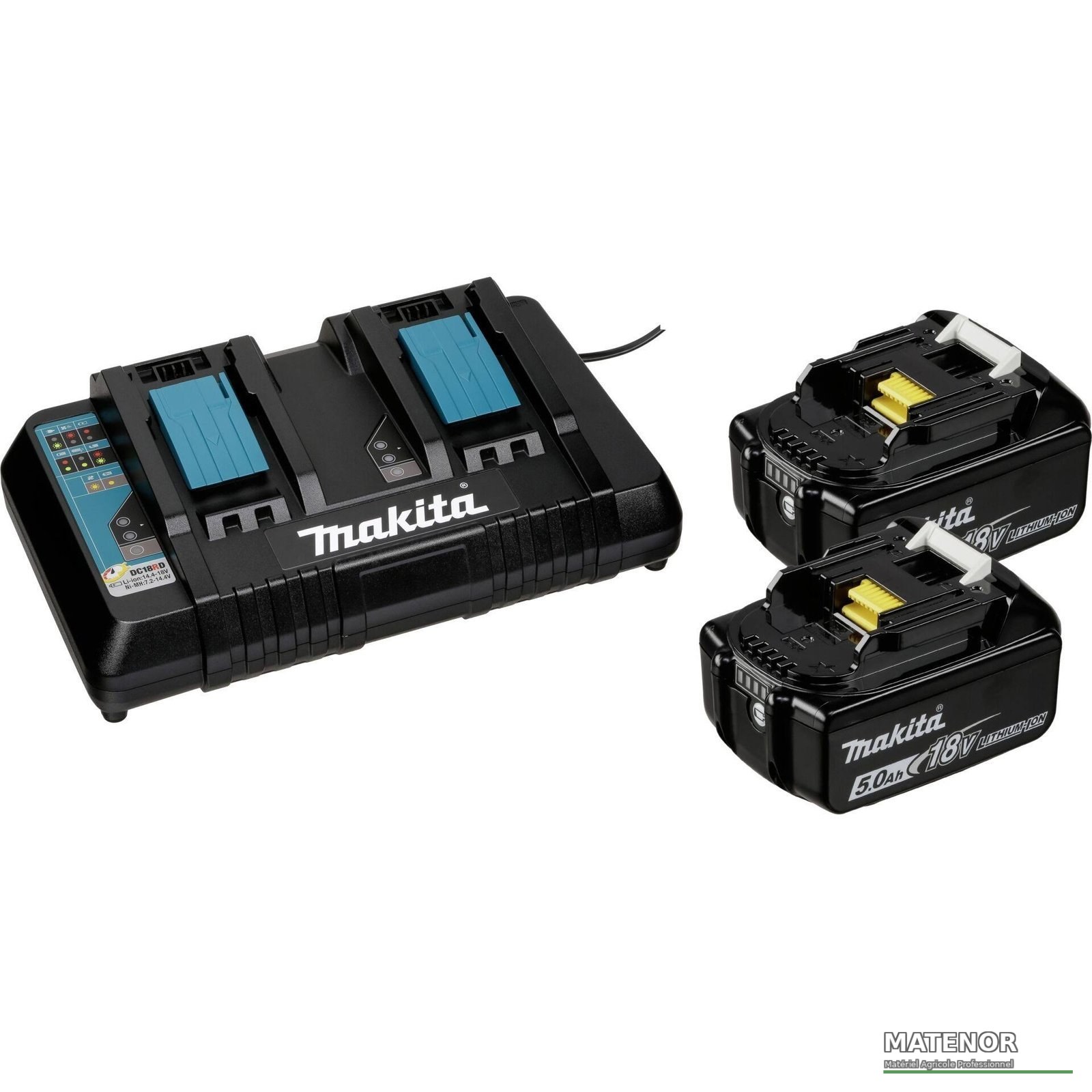 Tondeuse à gazon sans fil Makita DLM463PT2 avec 2 batteries 5,0 Ah - photo 2