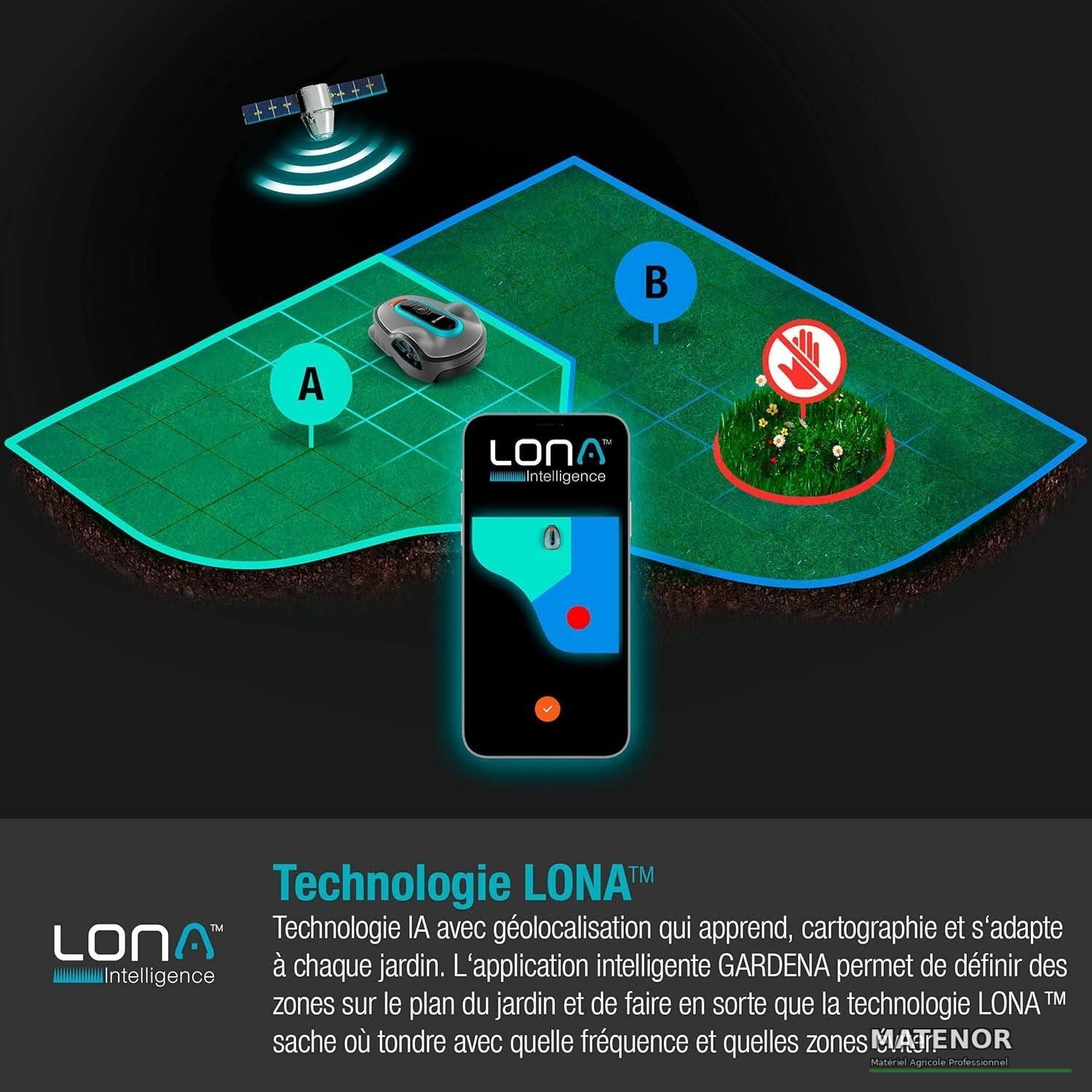 Tondeuse robot Gardena Smart SILENO LONA Life 750 - photo 2