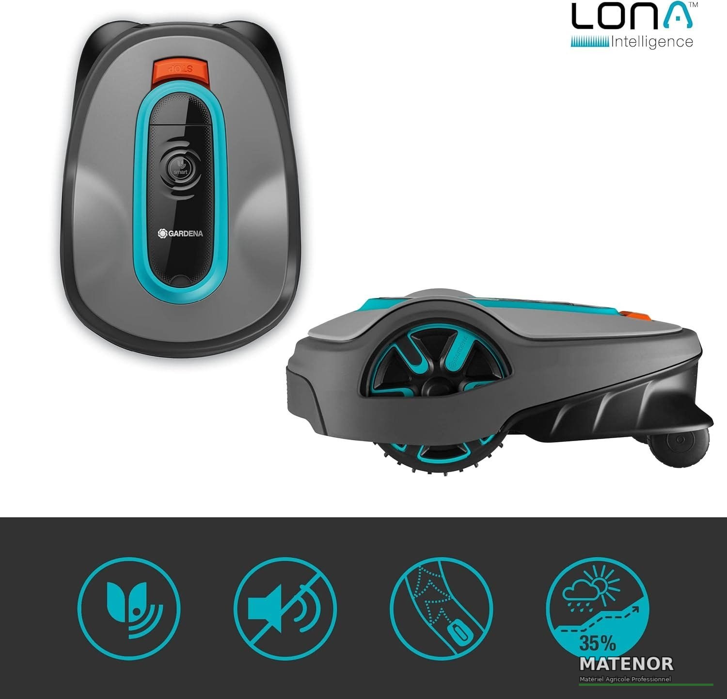 Tondeuse robot Gardena Smart SILENO LONA Life 750 - photo 3