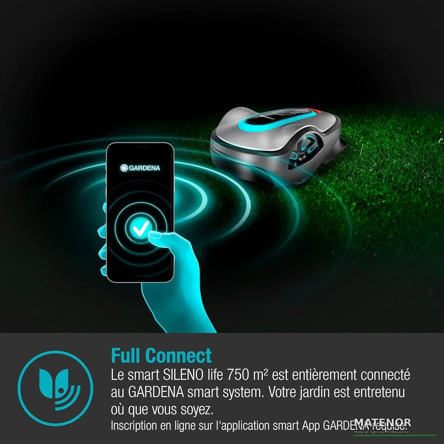 Tondeuse robot Gardena Smart SILENO LONA Life 750 - photo 6