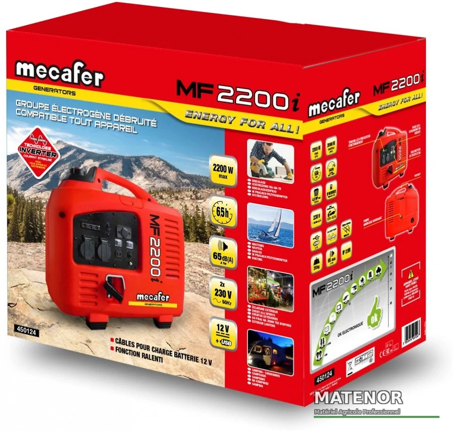 Mecafer inverter portable 2200w - photo 3