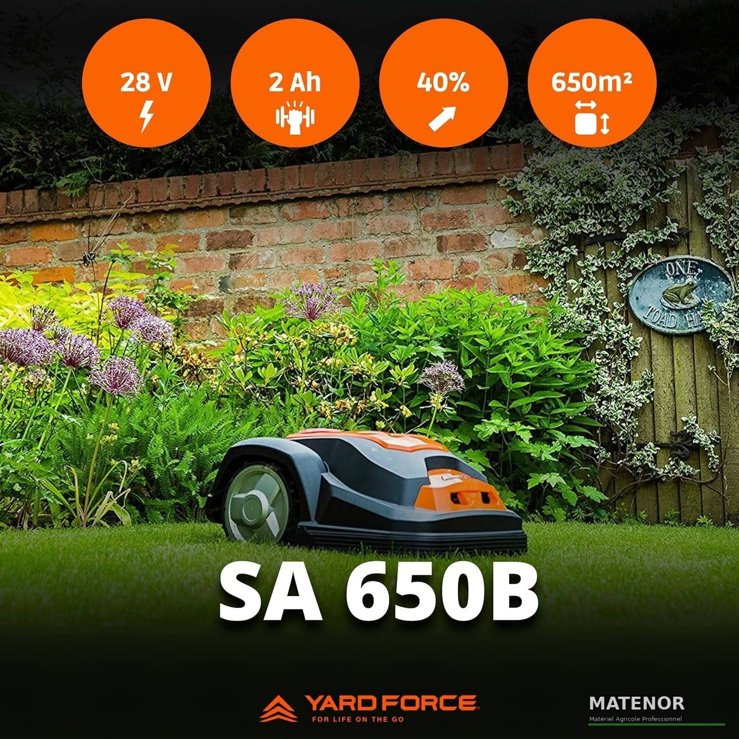 Yard Force SA650B robotplæneklipper - photo 3
