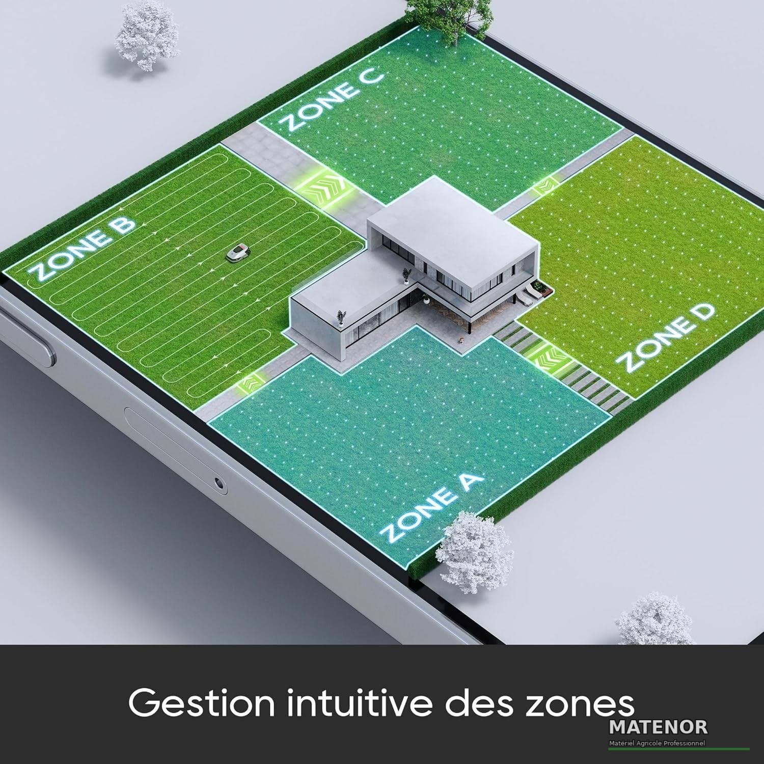 Tondeuse robot Dreame A1 Gris - photo 5