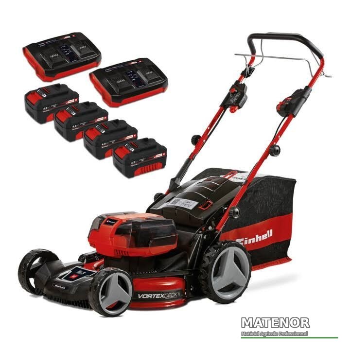 Einhell GE-CM 36/47 S HW Li akumulátorová seka?ka na trávu (4 x baterie + 2 x nabíje?ka)