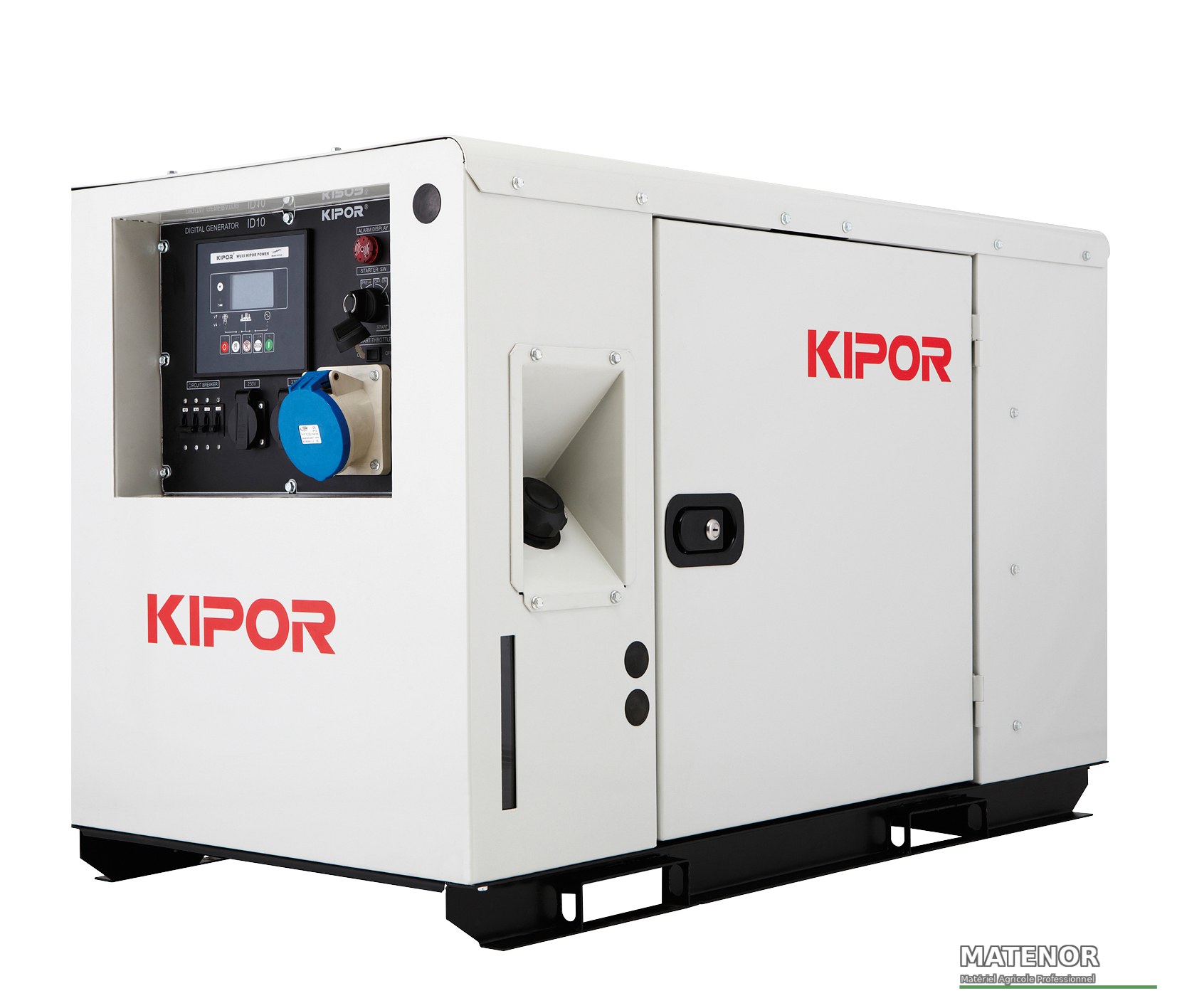 Groupe électrogène kipor diesel 11 kw monophasé