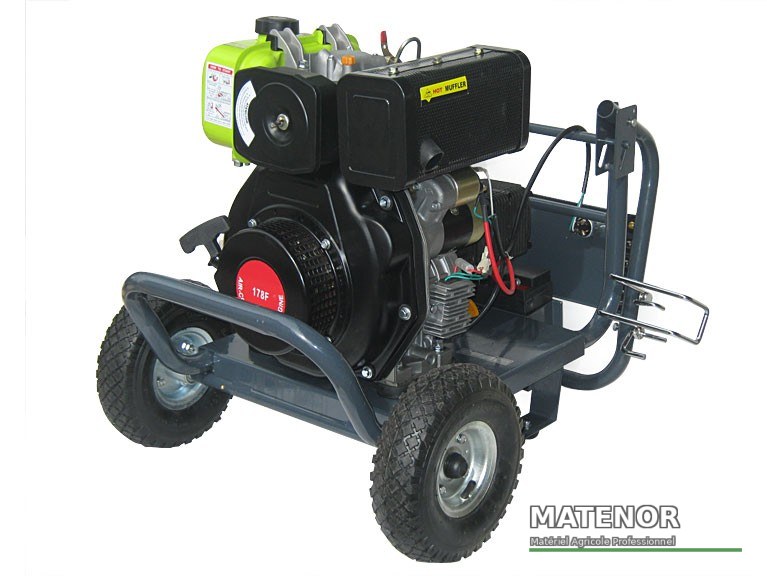 Nettoyeur haute pression diesel 205 bars avec démarrage électrique - photo 4