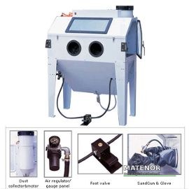 Microbilleuse 420 litres avec aspirateur 220 v et filtre, 50 kg d'abrasif offert - photo 2