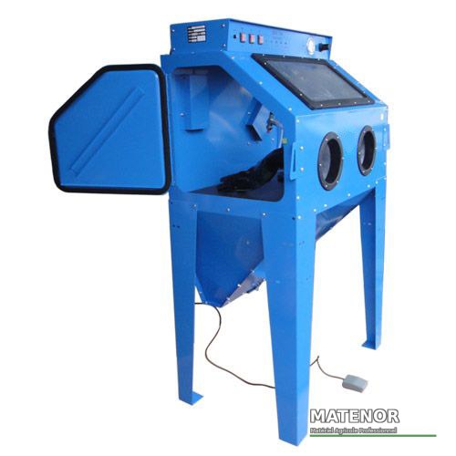 Microbilleuse 350 litres 230v avec 2 portes latérales et collecteur de poussières - photo 2