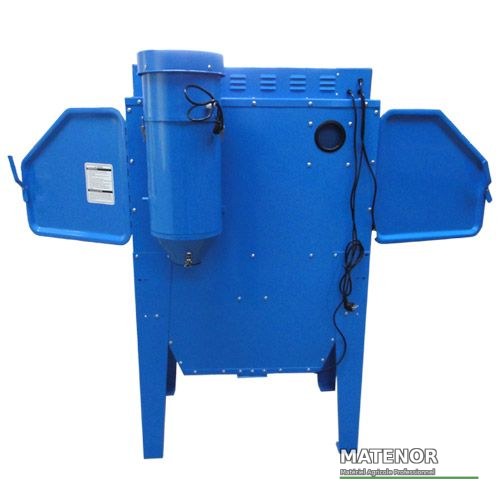 Microbilleuse 350 litres 230v avec 2 portes latérales et collecteur de poussières - photo 3