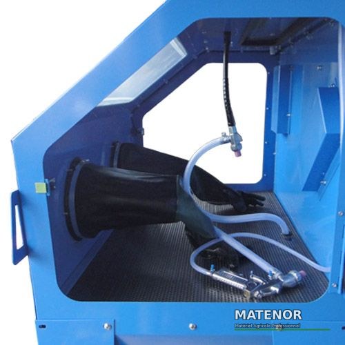 Microbilleuse 350 litres 230v avec 2 portes latérales et collecteur de poussières - photo 4