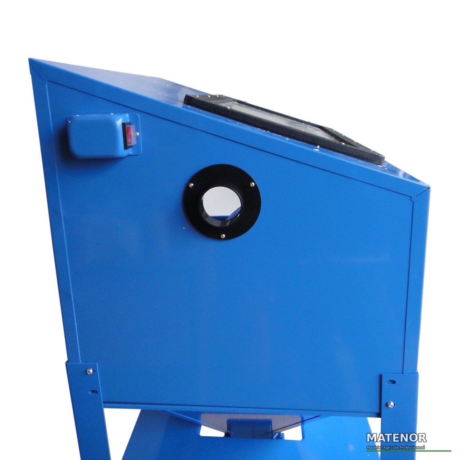 Cabine de sablage microbilleuse 220 litres avec trappe latérale - photo 2