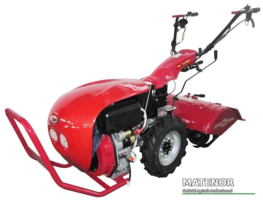 296cc diesel rotovator with PTO maximum working width 66 mm