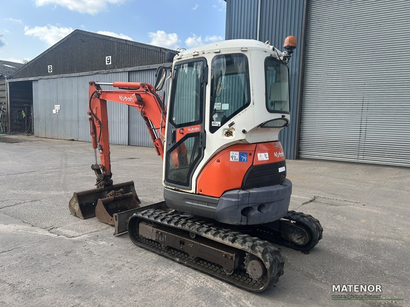 Kubota U25-3 (2008) – Minikaivukone 2,6T – 3 600 h – BRH + 3 kauhaa – tarkistettu - photo 2