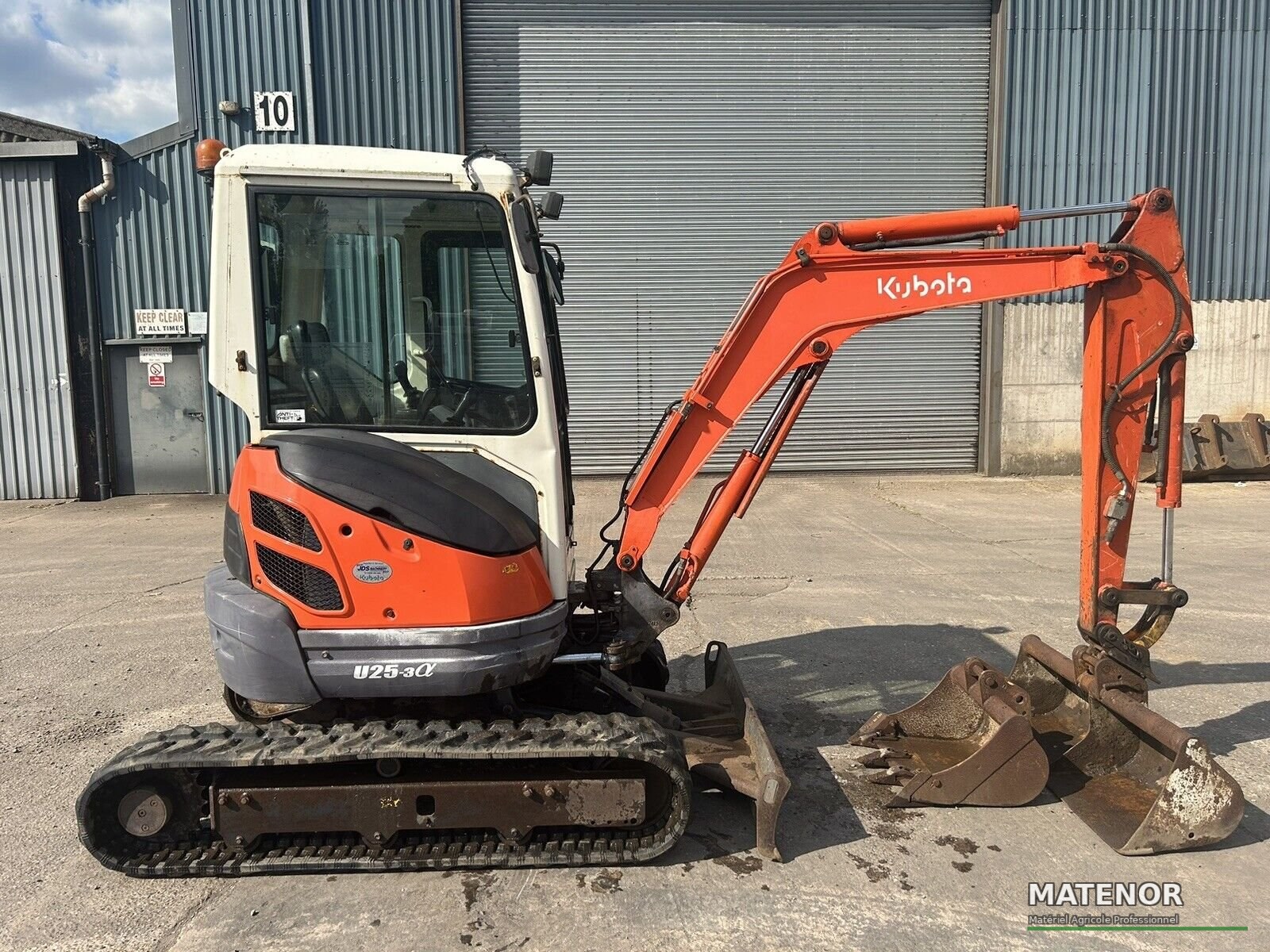Kubota U25-3 (2008) – Minikaivukone 2,6T – 3 600 h – BRH + 3 kauhaa – tarkistettu - photo 3