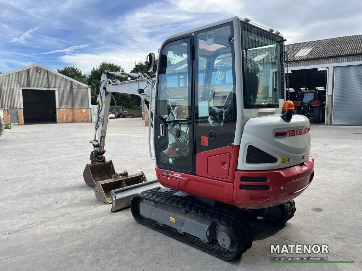 Takeuchi TB230 2020 – Mini Pelle 2,9T avec 2.049h, Moteur Yanmar 18,2 kW - photo 2