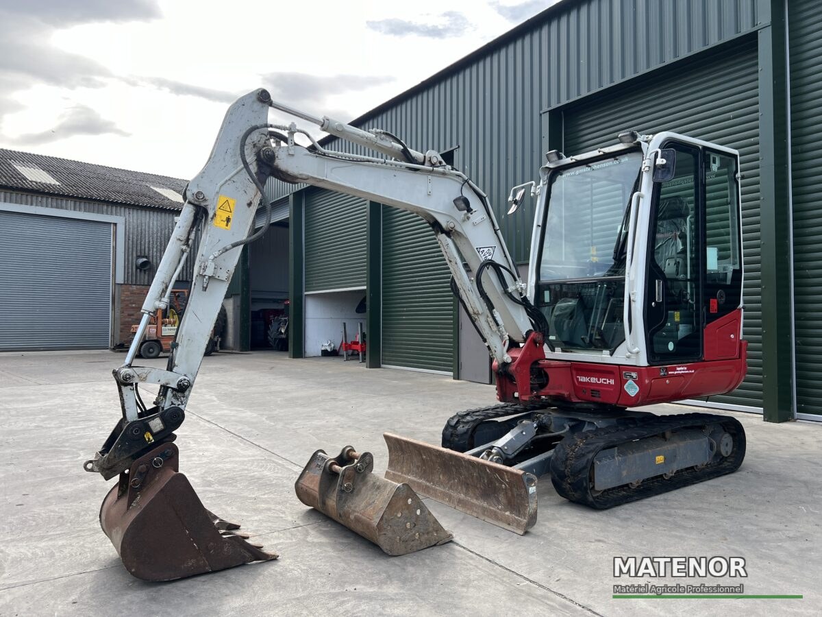 Takeuchi TB230 2020 – Mini Pelle 2,9T avec 2.049h, Moteur Yanmar 18,2 kW - photo 6